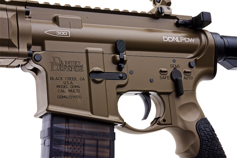 EMG Daniel Defense DDM4 PDW GBB Rifle (CYMA CGS System) - FDE