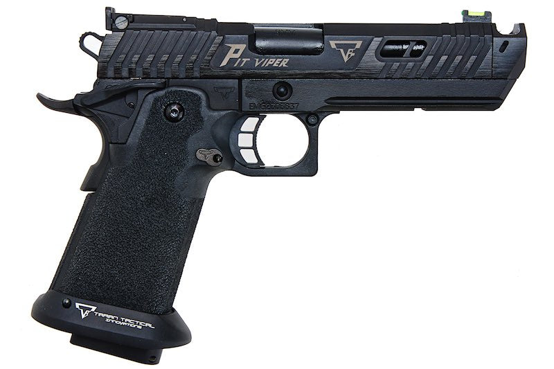 EMG TTI John Wick 4 PIT VIPER GBB Airsoft Pistol - Blackout, Semi Auto ver. - (by AW Custom)