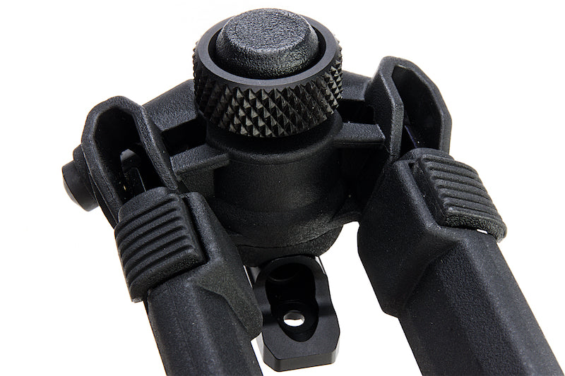 GK Tactical MG Style Adjustable Polymer Bipod for Keymod - Black - Bang Bang Airsoft