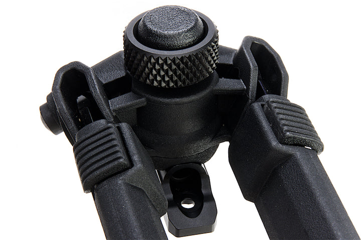 GK Tactical MG Style Adjustable Polymer Bipod for Keymod - Black - Bang Bang Airsoft