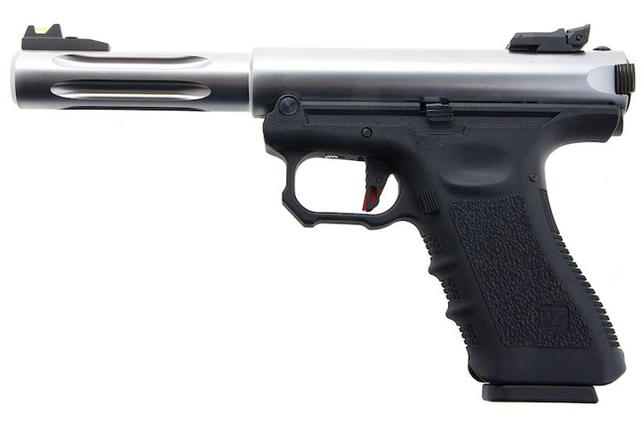 WE Galaxy G Series Premium S Green Gas Airsoft Pistol - Silver