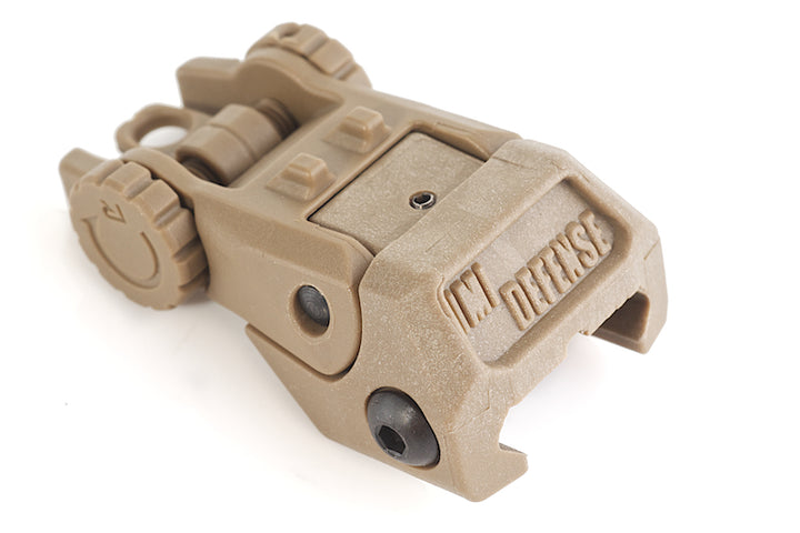 IMI Defense TFS / TRS Polymer Flip Up Sight Set - TAN