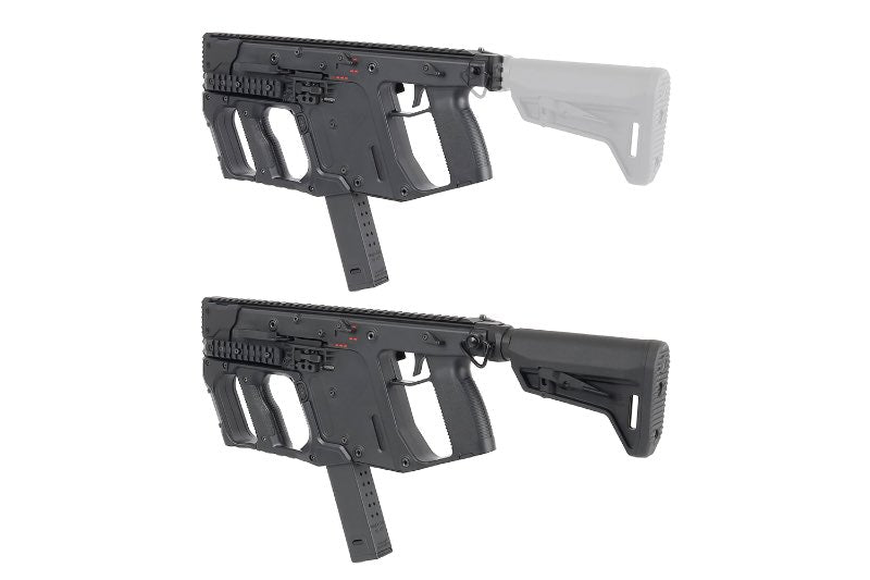 Laylax Kriss Vector AEG / GBB Picatinny Rear Stock Base - Black