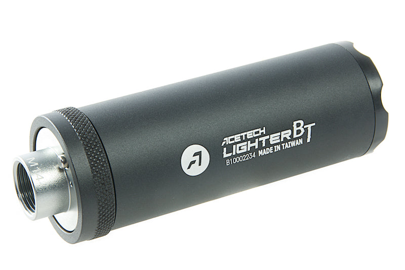 ACETECH Lighter BT Tracer Unit (Flat) - Black (M14CCW) with M11 CW Adaptor w/ Micro USB charging cable