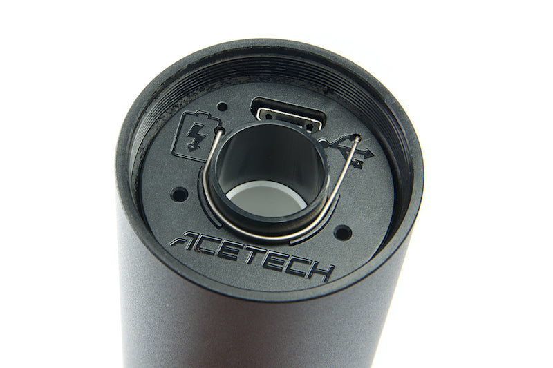 ACETECH Lighter BT Tracer Unit (Flat) - Black (M14CCW) with M11 CW Adaptor w/ Micro USB charging cable