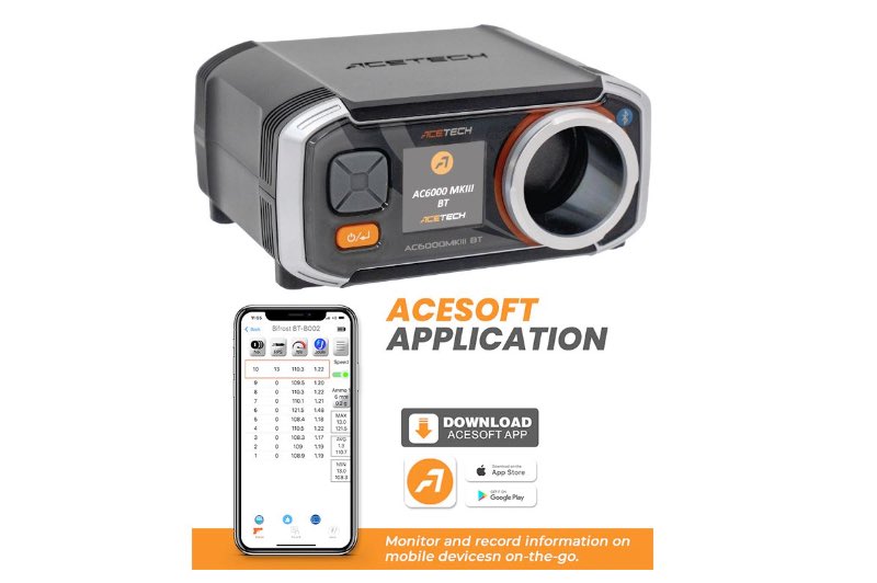 ACETECH AC6000 MKIII BT Chronograph (Exclusive) (MK3 APP Bluetooth Version & Aluminum Shooting Tube)