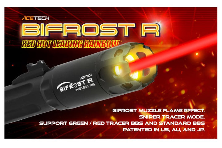 ACETECH Bifrost R Tracer Unit - Black (M14CCW) (Compatible with Green & Red bbs)