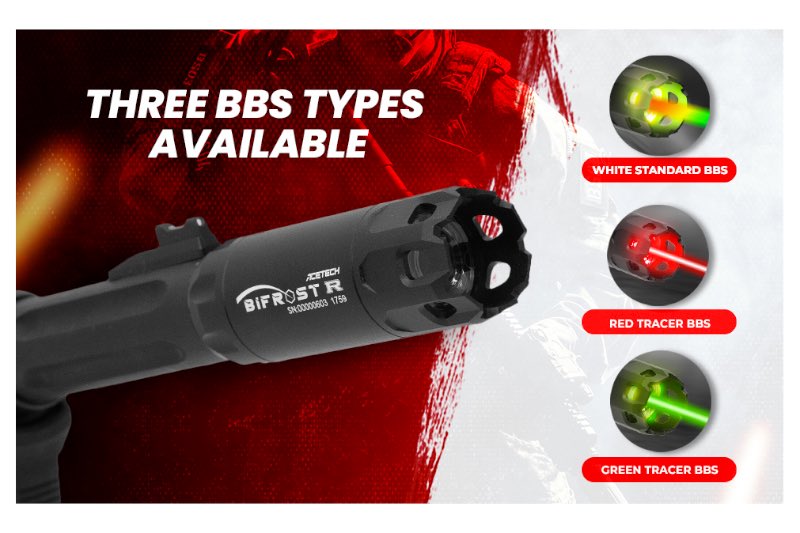 ACETECH Bifrost R Tracer Unit - Red (M14CCW) (Compatible with Green & Red bbs)