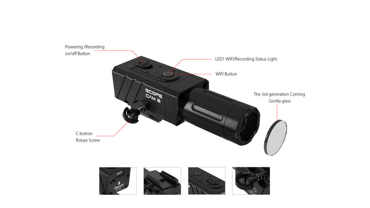 RunCam Scope Cam 2 40mm best for Sniper Rifles