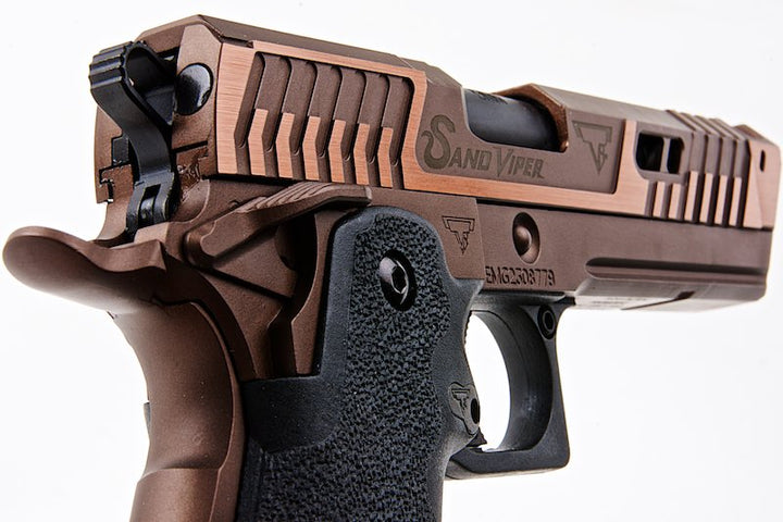 EMG TTI Sand Viper GBB Airsoft Pistol (by AW Custom)