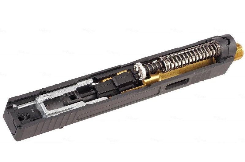 VFC Fowler Industries MKII Glock 17 Gen 5 GBB Airsoft Complete Upper Slide Set (Aluminum)