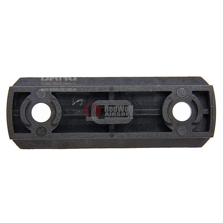 Aabb m-lok nylon picatinny rail sections 5 slots - black