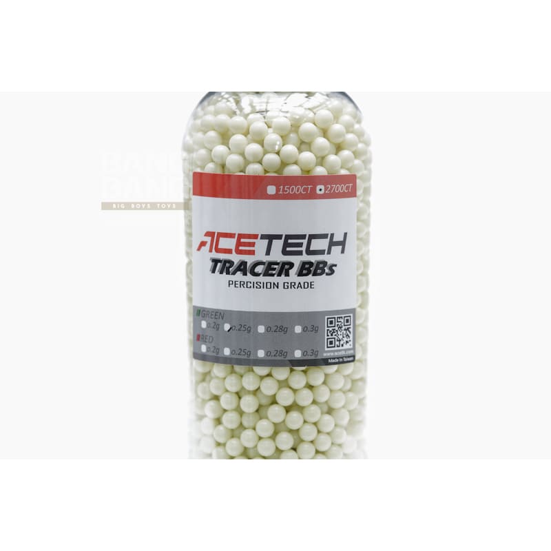 Acetech tracer 0.25g bbs 2700ct (bottle) bb free shipping