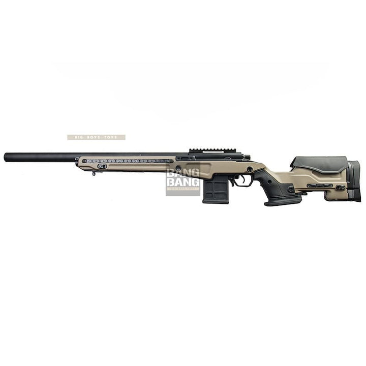 Action army aac t10 spring airsoft rifle (fde) sniper rifle