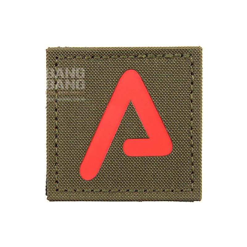 Agency arms premium patches ranger green / red ’a’ patches