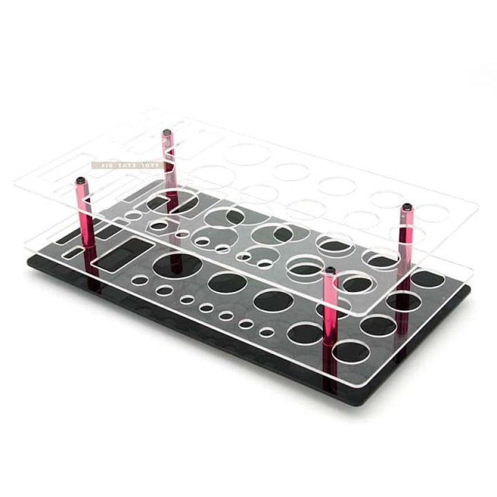 Aip acrylic shelf tool stand -33holes free shipping on sale