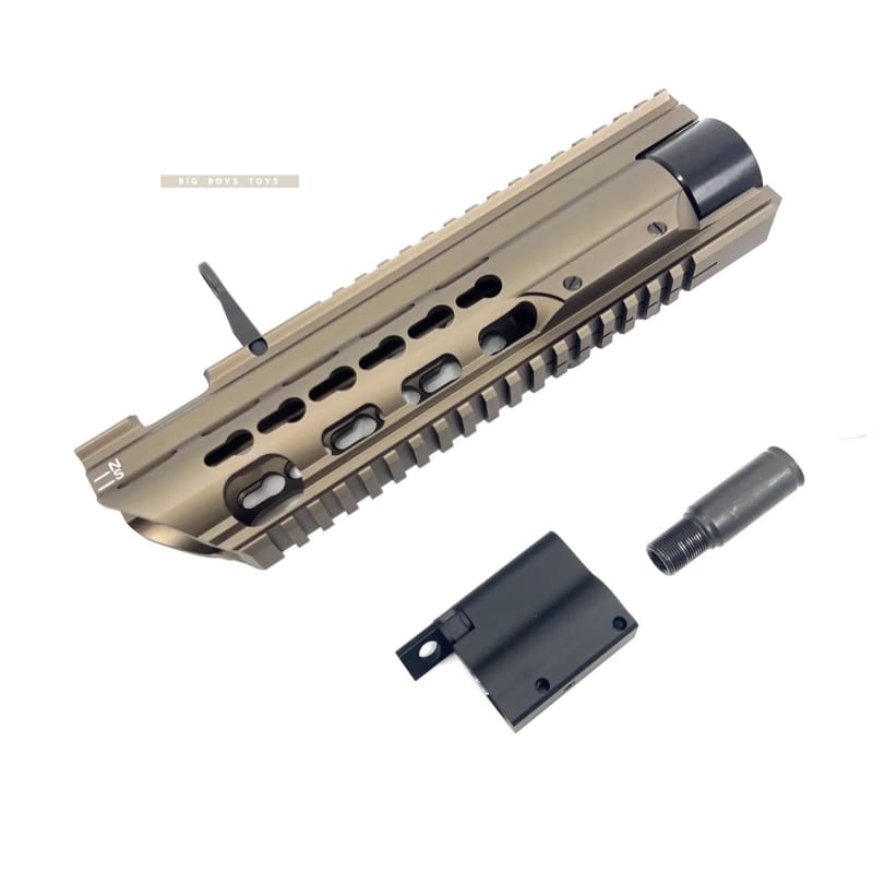 Airsoft artisan g27k handguard for vfc umarex hk417 aeg/gbb