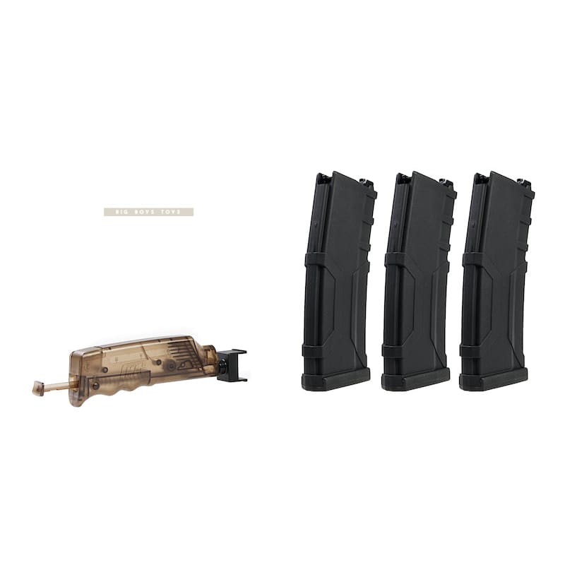 Alpha parts 120 rds ptw m4 polymer magazine (3pcs / set)