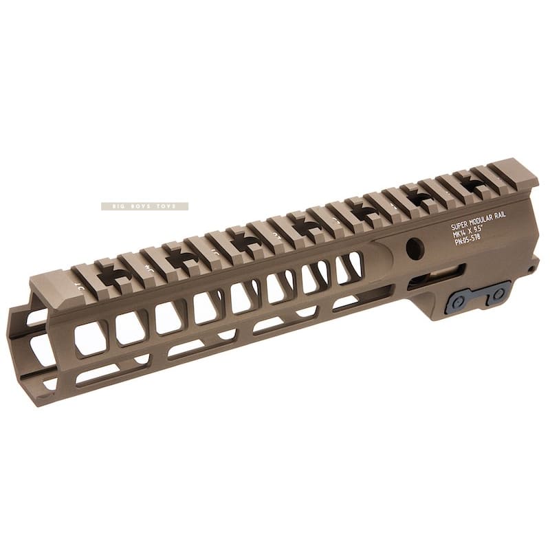 Angry gun mk14 m-lok 9.5 inch rail for aeg / gbb / mws / ptw