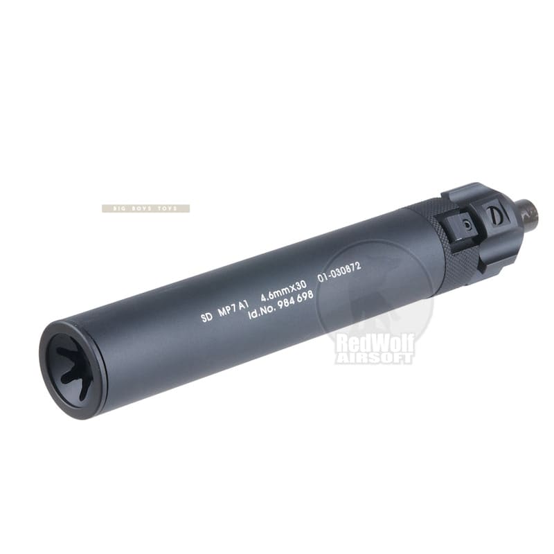 Angry gun silencer for ksc / kwa mp7 -black free shipping