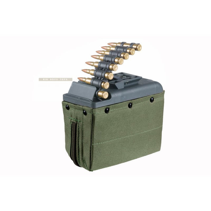 Ares lmg box 1100rd magazine - green free shipping on sale