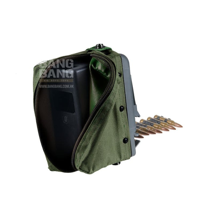 Ares lmg box 1100rd magazine - green free shipping on sale