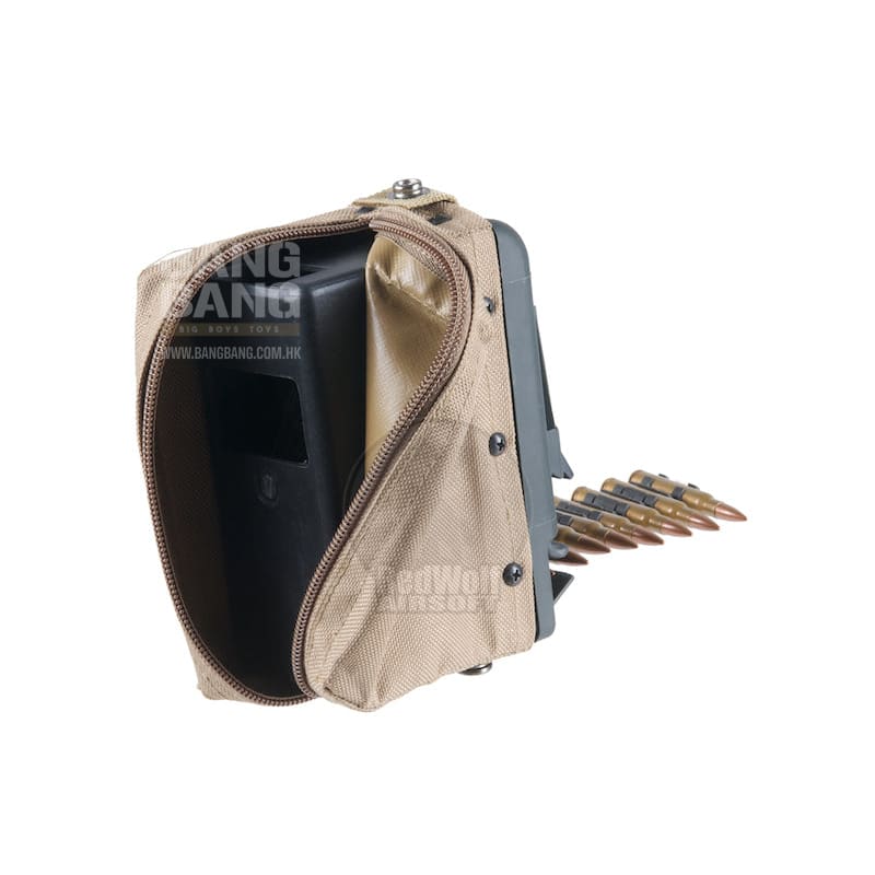 Ares lmg box 1100rd magazine - tan free shipping on sale