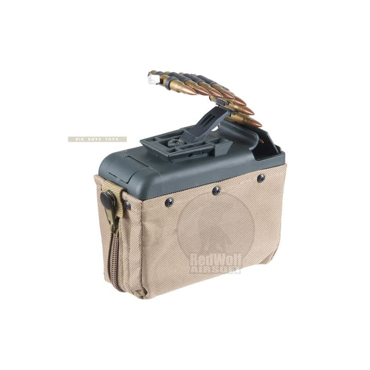 Ares lmg box 1100rd magazine - tan free shipping on sale