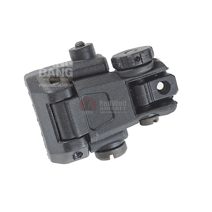 Ares reinforced nylon fiber flip-up rear sight for milspec 1