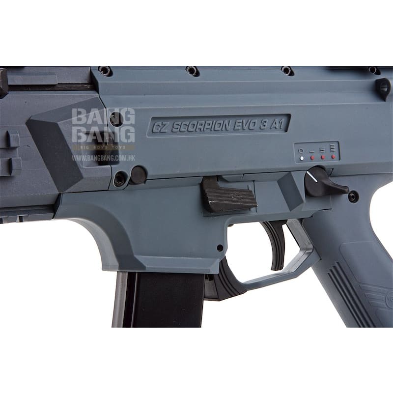 Asg cz scorpion evo3a1 aeg - battleship grey smg free