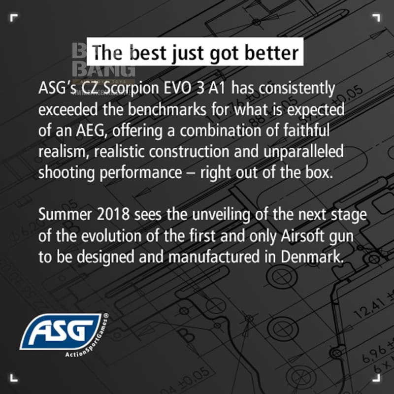 Asg cz scorpion evo3a1 carbine latest version smg free