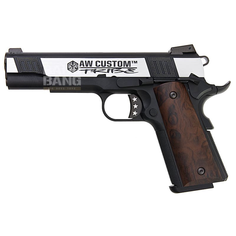 Aw custom iconic 1911 gas blowback pistol - 2 tone free