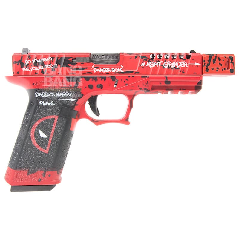 Aw custom vx7102 deadpool 17 gbb pistol pistol / handgun