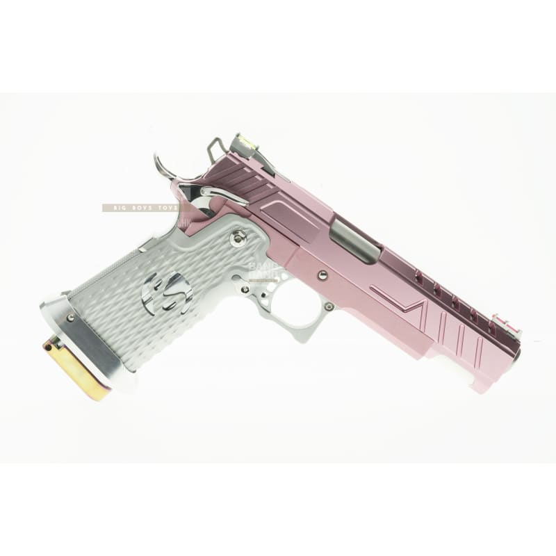 Bang bang custom aluminum hi-capa - pink (tm system) pistol