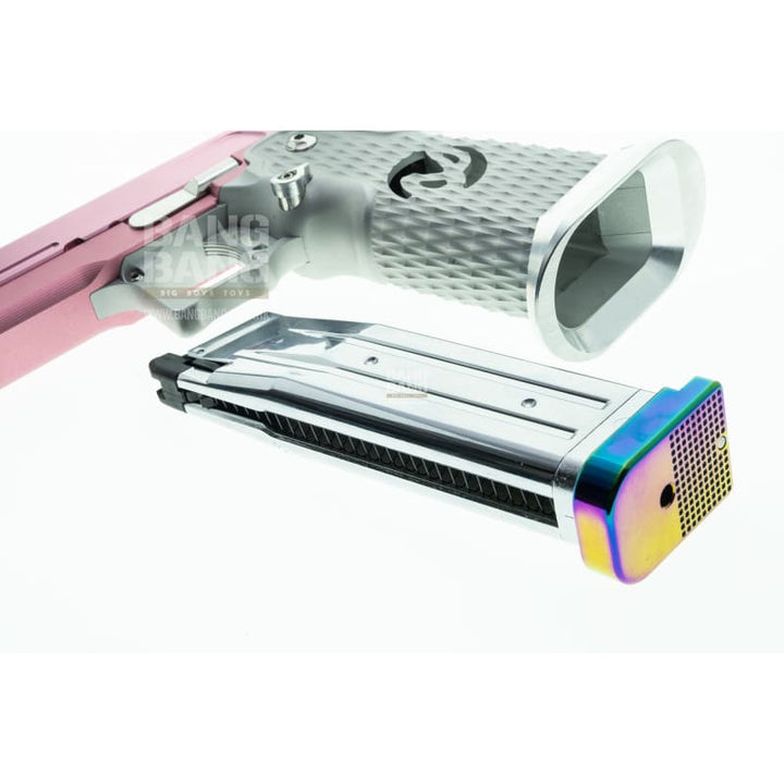 Bang bang custom aluminum hi-capa - pink (tm system) pistol