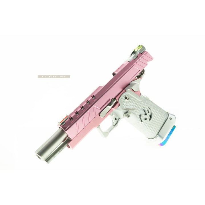 Bang bang custom aluminum hi-capa - pink (tm system) pistol