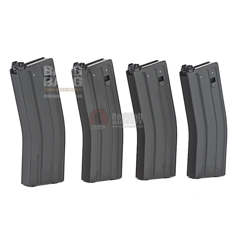 Blackcat airsoft aluminium 30 / 120 rds magazine for systema