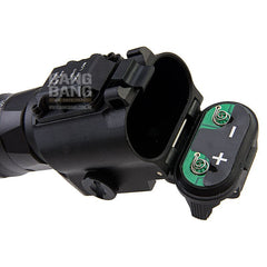 Blackcat airsoft hx35 tactical flashlight - black free