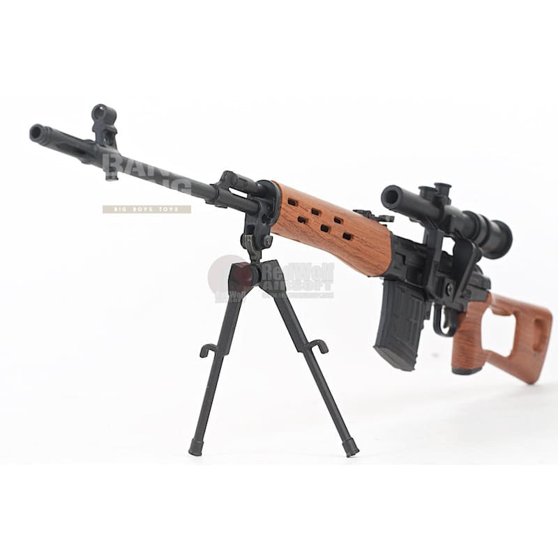 Blackcat airsoft mini model gun svd - wooden free shipping