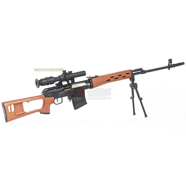 Blackcat airsoft mini model gun svd - wooden free shipping