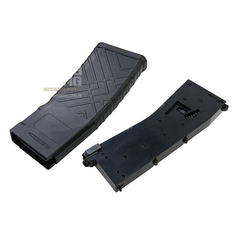 Blackcat airsoft polymer 30 / 120 rds magazine for systema