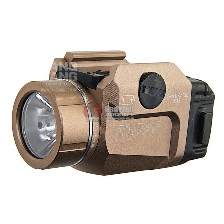 Blackcat airsoft tlr-7 tactical flashlight - tan free