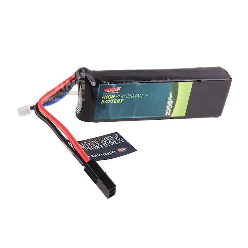 Bol 7.4v 2400mah 20c candy bar pack 2 cells li po battery (s