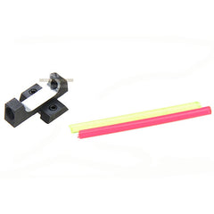 Cowcow technology aluminum cnc t1 fiber optic front sight