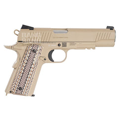 Cybergun colt m45a1 rail co2 gbb pistol - desert tan free