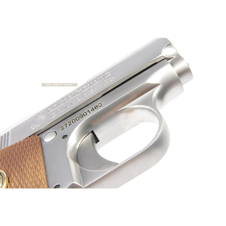 Cybergun licensed colt.25 gbb pistol with marking - silver