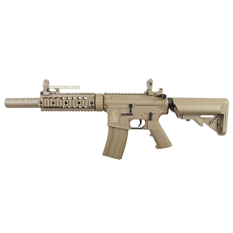 Cybergun nylon fiber colt m4 silent ops aeg - tan aeg (auto