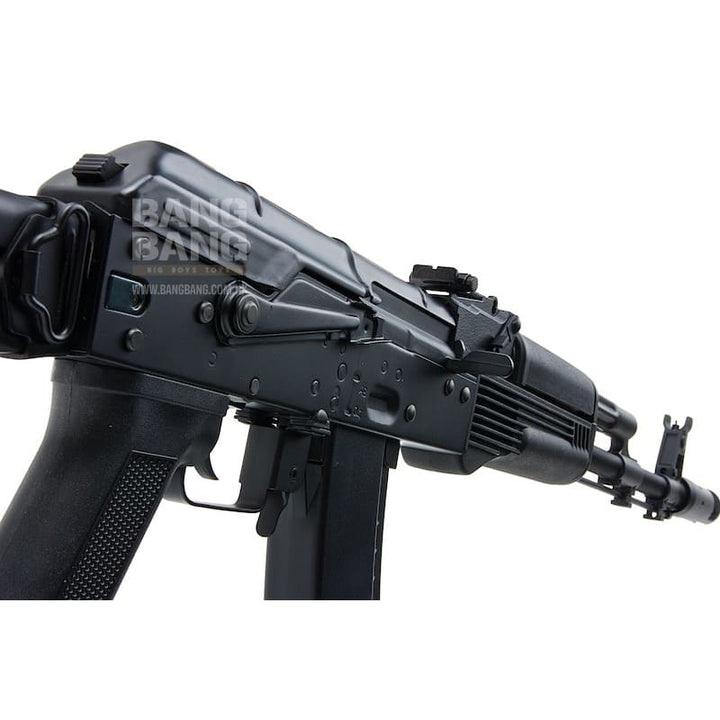 Cyma metal aks74m aeg airsoft rifle w/ steel folding stock -