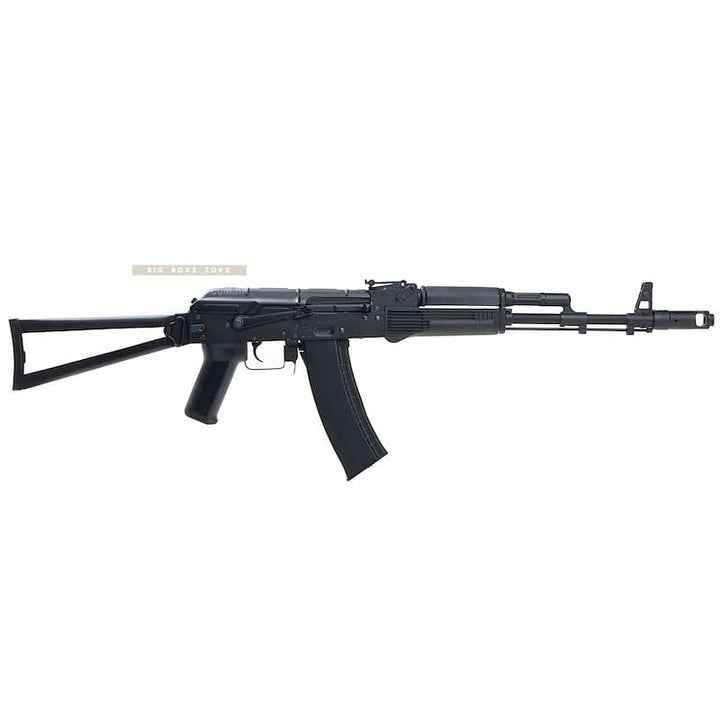 Cyma metal aks74m aeg airsoft rifle w/ steel folding stock -