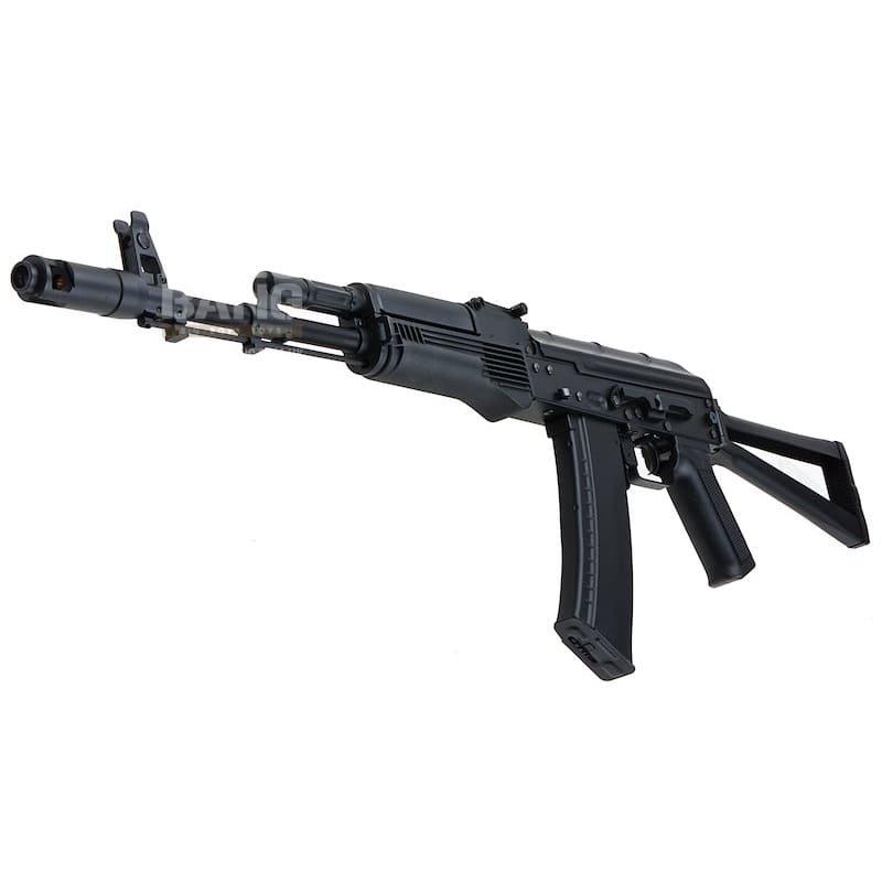 Cyma metal aks74m aeg airsoft rifle w/ steel folding stock -